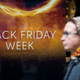 A sign for “Black Friday Week” in a shop window on Oxford Street in London on November 22, 2016 (Photo by Jack Taylor/Getty Images)
